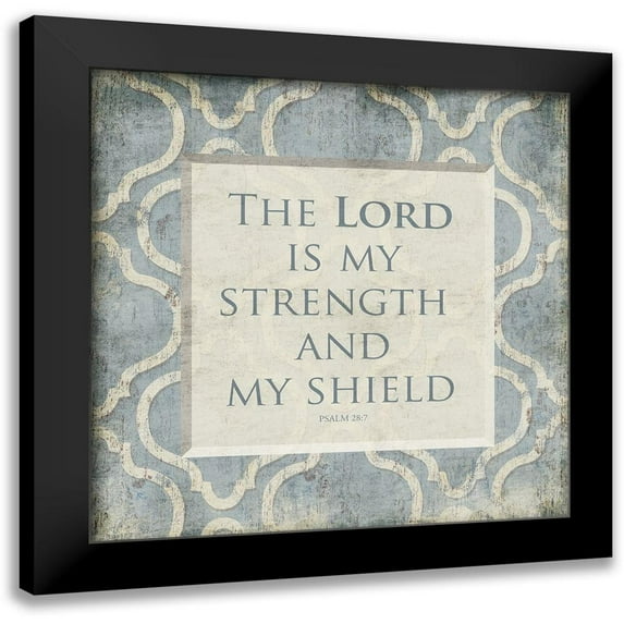 Grey, Jace 15x15 Black Modern Framed Museum Art Print Titled - My Shield