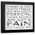 thumbnail image 1 of Grey, Jace 15x15 Black Modern Framed Museum Art Print Titled - Pain, 1 of 5