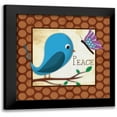 thumbnail image 1 of Grey, Jace 15x15 Black Modern Framed Museum Art Print Titled - Peace, 1 of 5