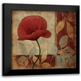 thumbnail image 1 of Grey, Jace 15x15 Black Modern Framed Museum Art Print Titled - Poppie Patch Mate, 1 of 5