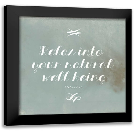 Grey, Jace 15x15 Black Modern Framed Museum Art Print Titled - Relax