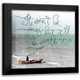 thumbnail image 1 of Grey, Jace 15x15 Black Modern Framed Museum Art Print Titled - Wont Be Easy, 1 of 5