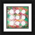 thumbnail image 1 of Grey, Jace 15x15 Black Ornate Wood Framed with Double Matting Museum Art Print Titled - Glow Abstract, 1 of 4
