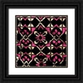 thumbnail image 1 of Grey, Jace 15x15 Black Ornate Wood Framed with Double Matting Museum Art Print Titled - Quilt Native, 1 of 4