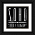thumbnail image 1 of Grey, Jace 15x15 Black Ornate Wood Framed with Double Matting Museum Art Print Titled - SOHO, 1 of 4