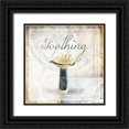 thumbnail image 1 of Grey, Jace 15x15 Black Ornate Wood Framed with Double Matting Museum Art Print Titled - Soothing Sink, 1 of 4