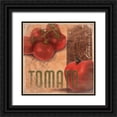 thumbnail image 1 of Grey, Jace 15x15 Black Ornate Wood Framed with Double Matting Museum Art Print Titled - Tomato, 1 of 4