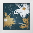 thumbnail image 1 of Grey, Jace 15x15 White Modern Wood Framed Museum Art Print Titled - BLUE FLORAL SKETCH MATE, 1 of 4