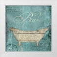thumbnail image 1 of Grey, Jace 15x15 White Modern Wood Framed Museum Art Print Titled - Bath Wood Inprint, 1 of 4