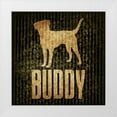 thumbnail image 1 of Grey, Jace 15x15 White Modern Wood Framed Museum Art Print Titled - Buddy, 1 of 4