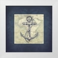 thumbnail image 1 of Grey, Jace 15x15 White Modern Wood Framed Museum Art Print Titled - Coastal Map Mate Bordered, 1 of 4
