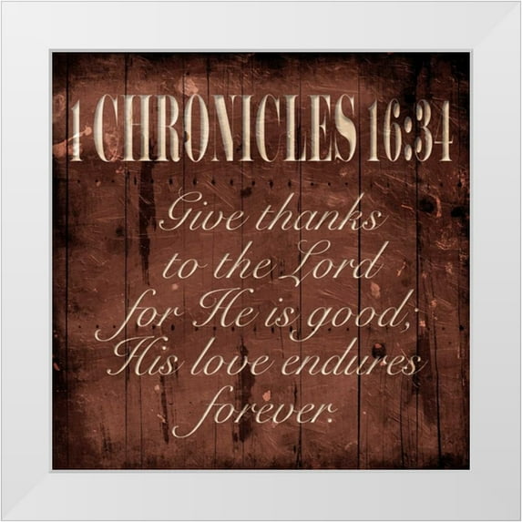Grey, Jace 15x15 White Modern Wood Framed Museum Art Print Titled - Give Thanks