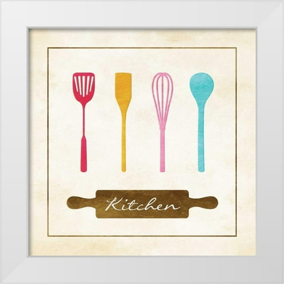 Grey, Jace 15x15 White Modern Wood Framed Museum Art Print Titled - Kitchen Essentials Mate