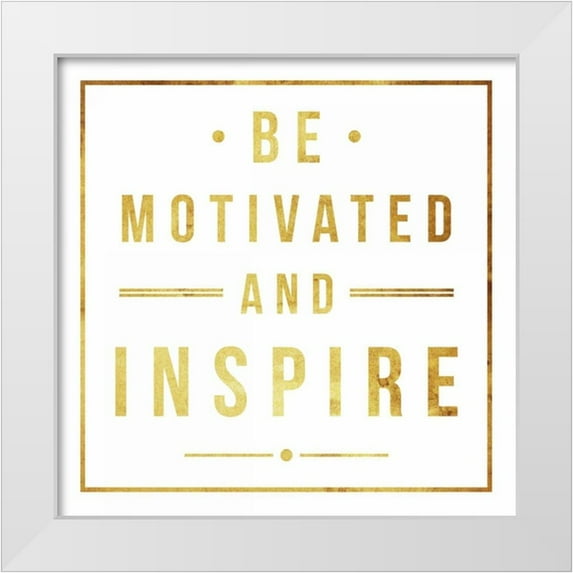 Grey, Jace 15x15 White Modern Wood Framed Museum Art Print Titled - Motivate