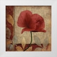 thumbnail image 1 of Grey, Jace 15x15 White Modern Wood Framed Museum Art Print Titled - Poppies Patch, 1 of 4