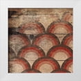 thumbnail image 1 of Grey, Jace 15x15 White Modern Wood Framed Museum Art Print Titled - Red Geo 1, 1 of 4