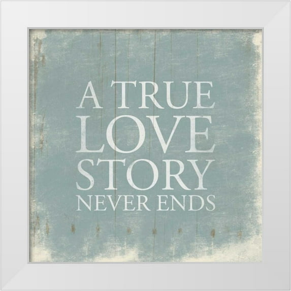 Grey, Jace 15x15 White Modern Wood Framed Museum Art Print Titled - True Love