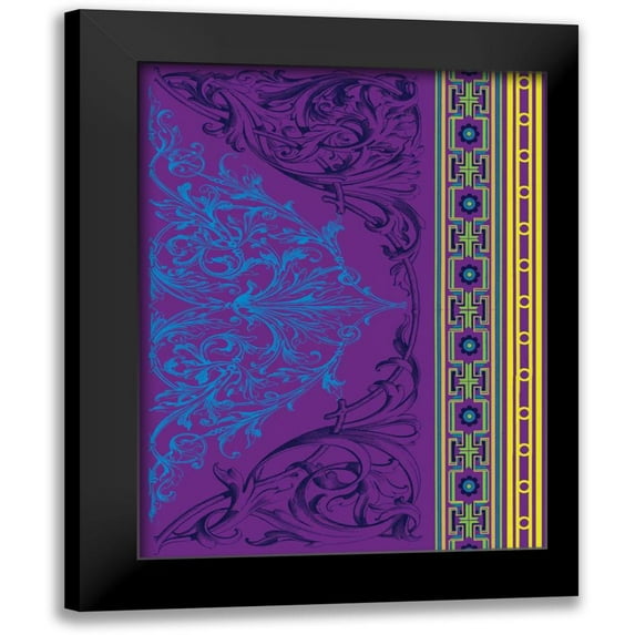 Grey, Jace 15x18 Black Modern Framed Museum Art Print Titled - Patterns M4