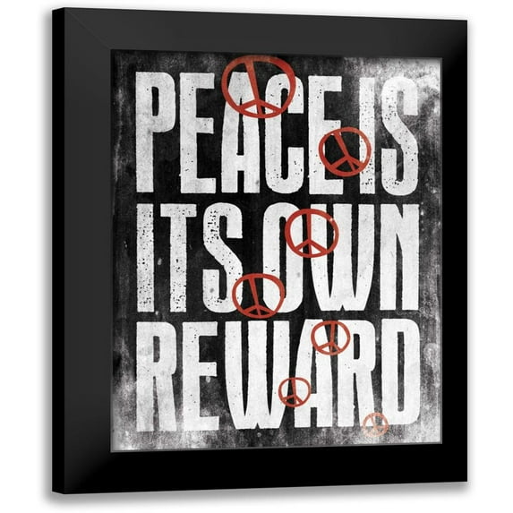Grey, Jace 15x18 Black Modern Framed Museum Art Print Titled - Peace G