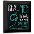 thumbnail image 1 of Grey, Jace 15x18 Black Modern Framed Museum Art Print Titled - Real Men, 1 of 5