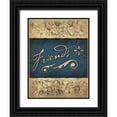 thumbnail image 1 of Grey, Jace 15x18 Black Ornate Wood Framed with Double Matting Museum Art Print Titled - Friends, 1 of 4