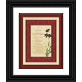 thumbnail image 1 of Grey, Jace 15x18 Black Ornate Wood Framed with Double Matting Museum Art Print Titled - Religious Floral, 1 of 4
