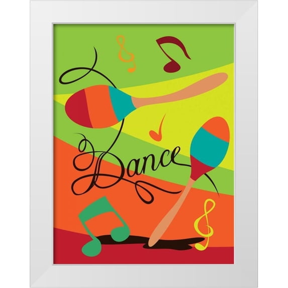 Grey, Jace 15x18 White Modern Wood Framed Museum Art Print Titled - Dance I