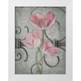 thumbnail image 1 of Grey, Jace 15x18 White Modern Wood Framed Museum Art Print Titled - Floral Fence Mate 2, 1 of 4