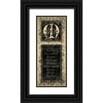 thumbnail image 1 of Grey, Jace 15x32 Black Ornate Wood Framed with Double Matting Museum Art Print Titled - M In Our Home, 1 of 4