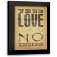 thumbnail image 1 of Grey, Jace 17x24 Black Modern Framed Museum Art Print Titled - Love, 1 of 5