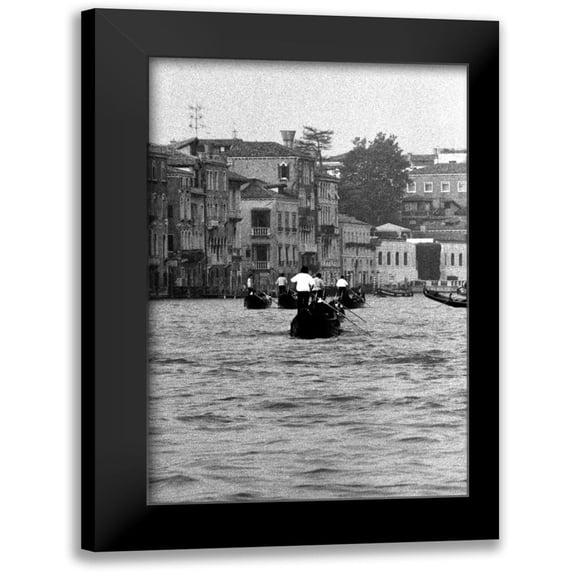 Grey, Jace 17x24 Black Modern Framed Museum Art Print Titled - Venice Canal