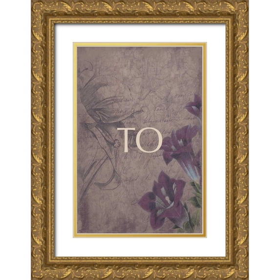 Grey, Jace 17x24 Gold Ornate Wood Framed with Double Matting Museum Art Print Titled - to