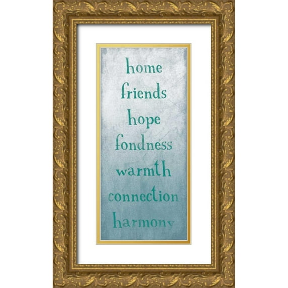 Grey, Jace 17x32 Gold Ornate Wood Framed with Double Matting Museum Art Print Titled - TYPE