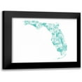 thumbnail image 1 of Grey, Jace 18x15 Black Modern Framed Museum Art Print Titled - Florida Turquoise, 1 of 5