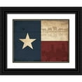 thumbnail image 1 of Grey, Jace 18x15 Black Ornate Wood Framed with Double Matting Museum Art Print Titled - Texas Flag, 1 of 4