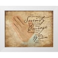 thumbnail image 1 of Grey, Jace 18x15 White Modern Wood Framed Museum Art Print Titled - Praying Hands, 1 of 4