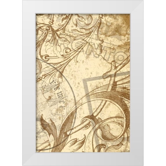Grey, Jace 18x24 White Modern Wood Framed Museum Art Print Titled - Pattern K
