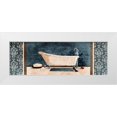 thumbnail image 1 of Grey, Jace 18x9 White Modern Wood Framed Museum Art Print Titled - Enjoying Bath, 1 of 4
