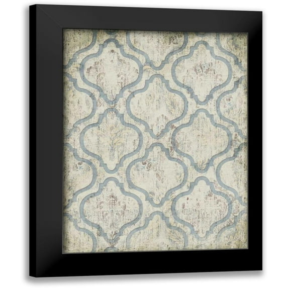 Grey, Jace 19x24 Black Modern Framed Museum Art Print Titled - Antique Blue Wall