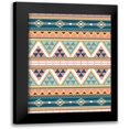 thumbnail image 1 of Grey, Jace 19x24 Black Modern Framed Museum Art Print Titled - Cotton Candy Aztec, 1 of 5