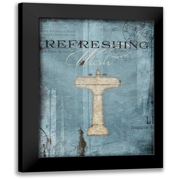 Grey, Jace 19x24 Black Modern Framed Museum Art Print Titled - Refreshing Wash