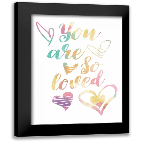Grey, Jace 19x24 Black Modern Framed Museum Art Print Titled - So Loved