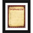 thumbnail image 1 of Grey, Jace 19x24 Black Ornate Wood Framed with Double Matting Museum Art Print Titled - Christmas List, 1 of 4