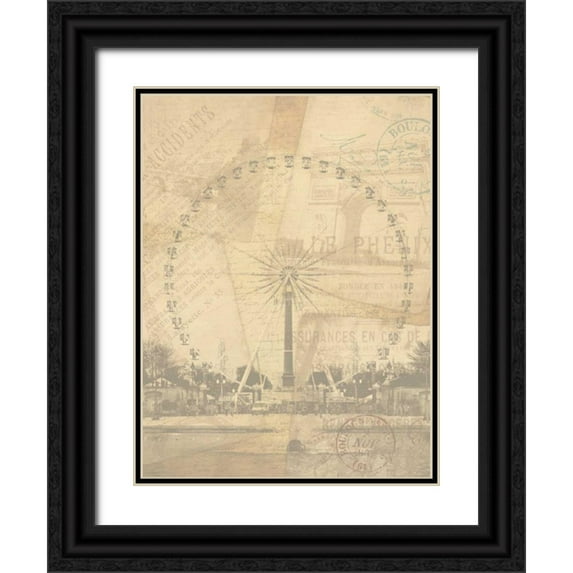 Grey, Jace 19x24 Black Ornate Wood Framed with Double Matting Museum Art Print Titled - European