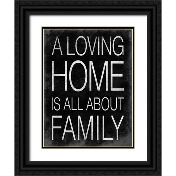 Grey, Jace 19x24 Black Ornate Wood Framed with Double Matting Museum Art Print Titled - Loving Home