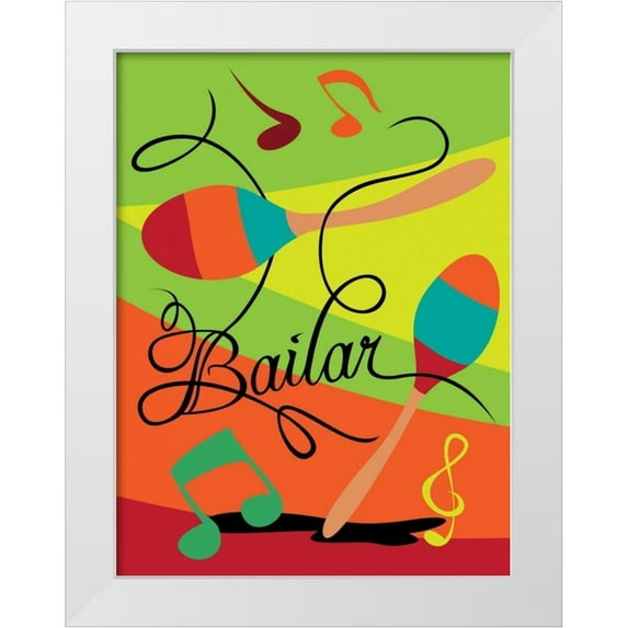 Grey, Jace 19x24 White Modern Wood Framed Museum Art Print Titled - Bailar