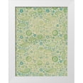 thumbnail image 1 of Grey, Jace 19x24 White Modern Wood Framed Museum Art Print Titled - Cool Paisley, 1 of 4