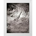 thumbnail image 1 of Grey, Jace 19x24 White Modern Wood Framed Museum Art Print Titled - Grey Sea Marble, 1 of 4
