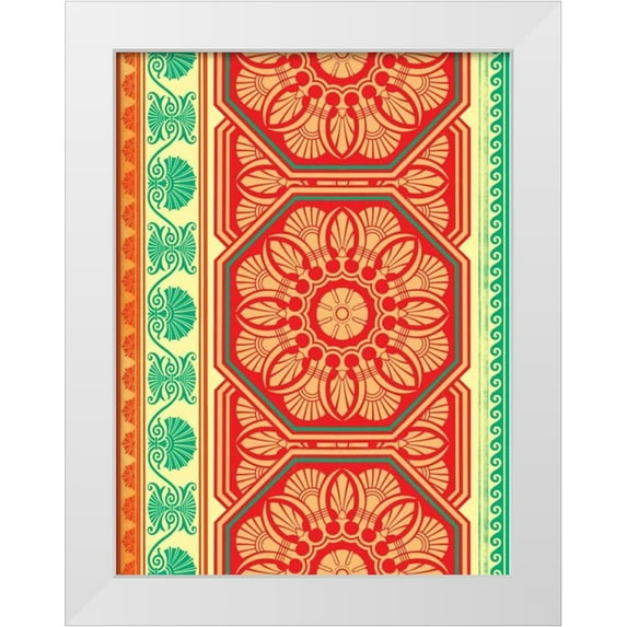 Grey, Jace 19x24 White Modern Wood Framed Museum Art Print Titled - Patterns G