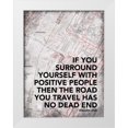 thumbnail image 1 of Grey, Jace 19x24 White Modern Wood Framed Museum Art Print Titled - Positive People, 1 of 4